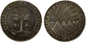 CENTRAL AMERICAN REPUBLIC: AR 8 reales, 1824-NG, KM-4, assayer M, well struck, VF.

Estimate: USD 150 - 190