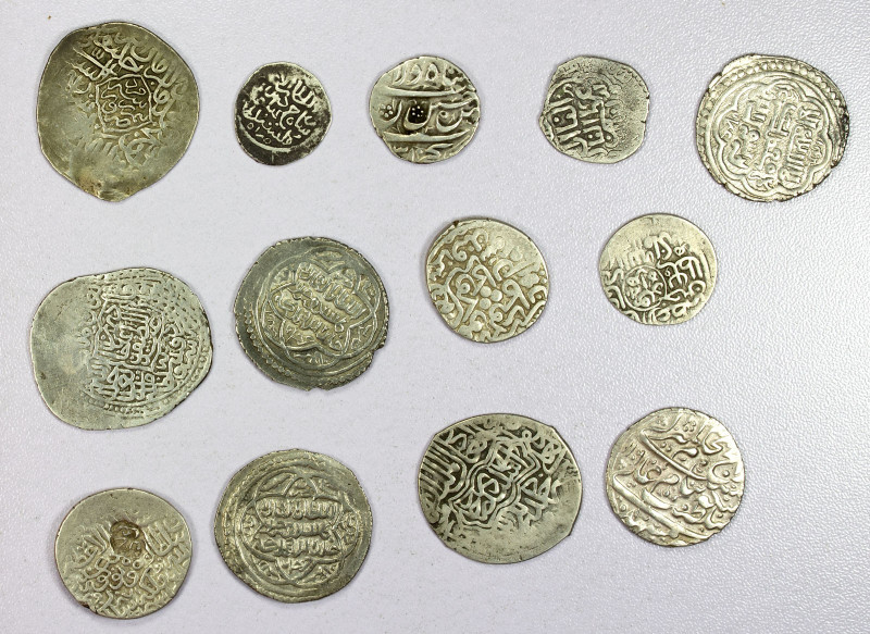 MEDIEVAL ISLAMIC: LOT of 13 better silver coins, including Ilkhan: Taghay Timur,...