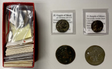 WORLDWIDE: LOT of 38 miscellaneous coins, including Artuqid (3 copper dirhams and 1 silver dirham); Zangid (2 copper dirhams); Georgia (1 anonymous 1/...