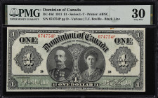 CANADA. Dominion Of Canada. 1 Dollar, 1911. P-DC-18d. PMG Very Fine 30.
PMG Comments "Minor Rust."

Estimate: $250.00- $350.00