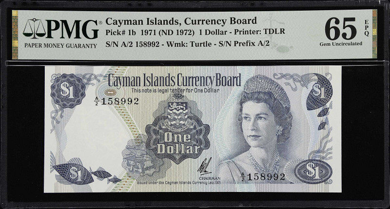 CAYMAN ISLANDS. Lot of (5). Cayman Islands Currency Board & Cayman Islands Monet...