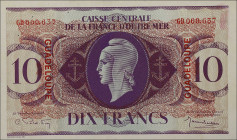 GUADELOUPE. Caisse Centrale de la France d'Outre-Mer. 10 Francs, 1944. P-27.

Estimate: $150.00- $200.00