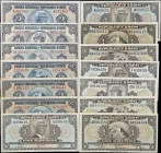 HAITI. Lot of (14). Banque Nationale de la Republique d'Haiti. 1 & 2 Gourde, Mixed Dates. P-Various. Fine to Uncirculated.
Included in this lot are P...