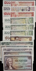 ICELAND. Lot of (12). Landsbanki Islands - Seolabankinn & Seolabanki Islands. 10, 25, 50, 100, 500 & 1000 Kronur, 1957-86. P-38a, 42, 43, 44a, 45a, 49...