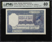 INDIA. Government of India. 10 Rupees, ND (1917-30). P-7b. PMG Extremely Fine 40.

Estimate: $300.00- $500.00