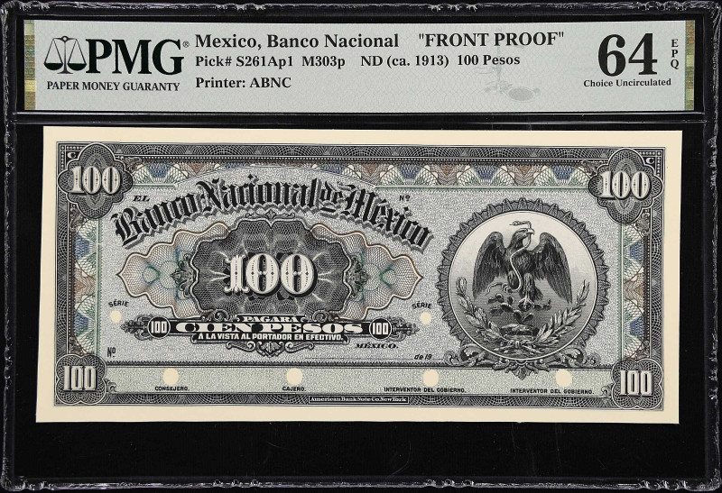 MEXICO. El Banco Nacional de Mexico. 100 Pesos, 19xx. P-S261Ap1 & S261Ap2. M303p...