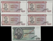 MIXED LOTS. Lot of (5). Mixed Banks. Mixed Denominations, 1971-80. P-14s & 17b. About Uncirculated.

Estimate: $30.00- $50.00