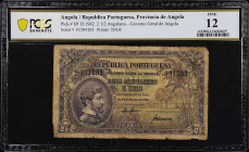 MIXED LOTS. Lot of (2). Banque Du Congo Belge & Governo Geral de Angola. 2 1/2 Angolares & 10 Francs, 1942. P-14Ba & 69. PCGS Banknote Fine 12 to Very...
