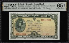 MIXED LOTS. Iceland, Ireland, & Netherlands. Lot of (3). Mixed Banks. 1 Pound, 10 Kronur, & 10 Gulden, 1957-79. P-16a, 38b, & 64c. PMG Choice Uncircul...