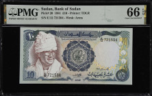 MIXED LOTS. Sudan, Timor, Tonga, & Zambia. Lot of (4). Mixed Banks. Mixed Denomination, 1967, 1981, & ND (1973). P-13a, 14a, 20, & 27a. PMG Choice Unc...