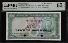 MIXED LOTS. Cape Verde, Congo Democratic Republic, Eritrea, & Mozambique. Lot of (4). Mixed Banks. Mixed Denomination, 1961-2003. P-4s, 56s1, 93s & 10...