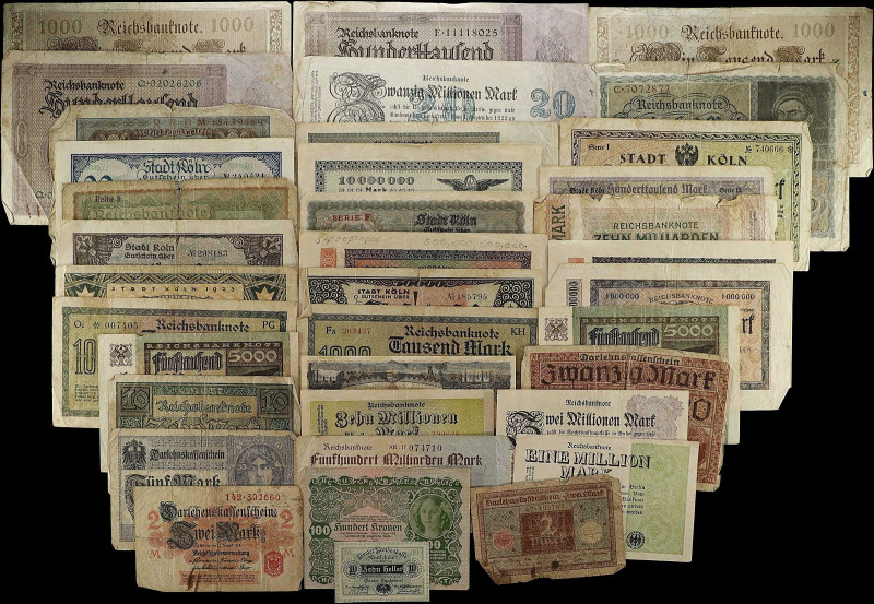 MIXED LOTS. Lot of (37). Mixed Banks. Mixed Denomination, ND (1910-25). P-Variou...