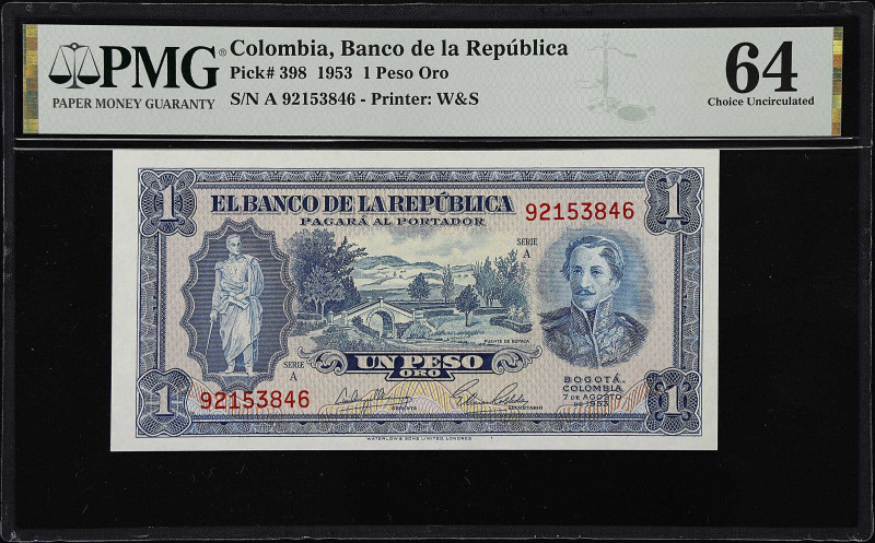 MIXED LOTS. Lot of (5). Banco Central de Costa Rica & Banco de la Republica. Mix...