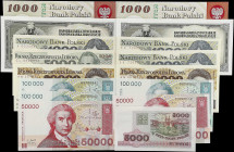 MIXED LOTS. Lot of (16). Mixed Banks. Mixed Denominations, 1965-98. P-Various. Uncirculated.
Lot of 16 pieces. Croatia, Poland, and Yugoslavia.

Es...