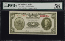 MIXED LOTS. Lot of (3). Ministry of Finance & Bank Indonesia. Mixed Denomination, 1943-64. P-57, 101a* & 116a. PMG Choice About Uncirculated 58 to Gem...