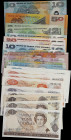 MIXED LOTS. New Zealand & Papua New Guinea. Lot of (27). Reserve Bank of New Zealand & Bank of Papua New Guinea. Mixed Denomination, ND (1975-2000). P...