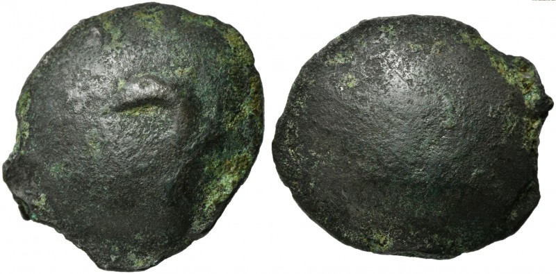 Central Italy, Uncertain mint, Cast Uncia, 3rd century BC; AE (g 28,79; mm 28; h...