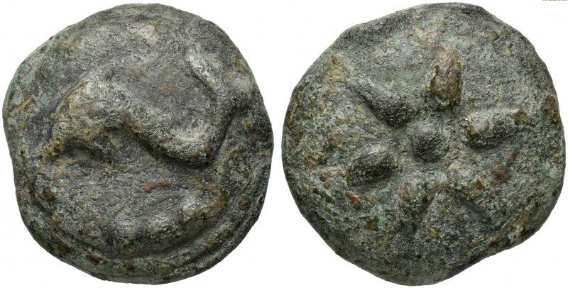 Apulia, Luceria, Cast Teruncius, ca. 225-217 BC; AE (g 95,95; mm 41; h 12); Star...