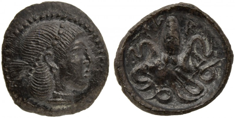 Sicily, Syracuse, Litra under the Second Democracy, ca. 466-460 BC; AR (g 0,67; ...