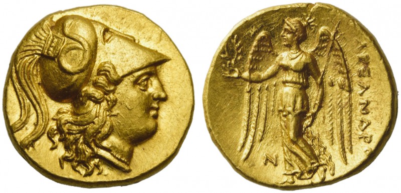 Kings of Macedon, Sidon, Stater in the name of Alexander III, ca. 321-320 BC; AV...
