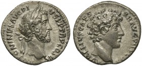 Antoninus Pius (138-161), Denarius, Rome, AD 140; AR (g 2,90; mm 18; h 1); ANTONINVS AVG PI - VS P P TR P COS III, laureate head of Antoninus Pius r.,...