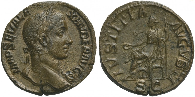 Severus Alexander (222-235), Sestertius, Rome, AD 222-231; AE (g 19,42; mm 29; h...