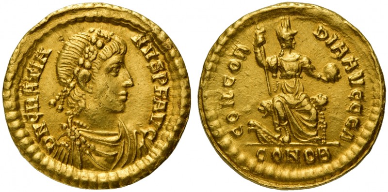 Gratian (367-383), Solidus, Constantinopolis, AD 378-383; AV (g 4,51; mm 20; h 1...