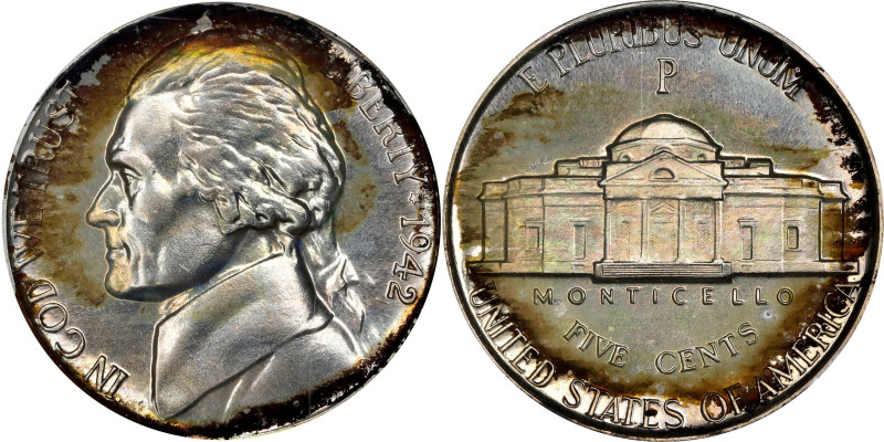 1942-P Jefferson Nickel. Type II. Proof-66 (NGC). OH Generation 5.0.
PCGS# 4180...