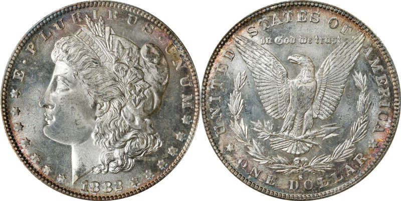 1882-S Morgan Silver Dollar. MS-65 (NGC). OH Generation 4.0.
PCGS# 7140. NGC ID...