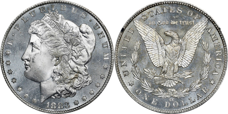 1883-CC GSA Morgan Silver Dollar. MS-64 PL (NGC).
The original box and card are...