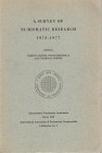 AA. -VV. - A survey of numismatic research 1972-1977. International Numismatic Commision. Berne, 1979. pp. 526. rilegatura editoriale, buono stato, im...