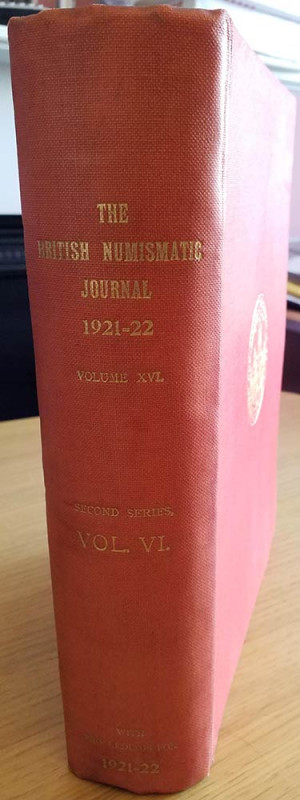 British Numismatic Journal 1921-22. Including the Proceedings of the British Num...