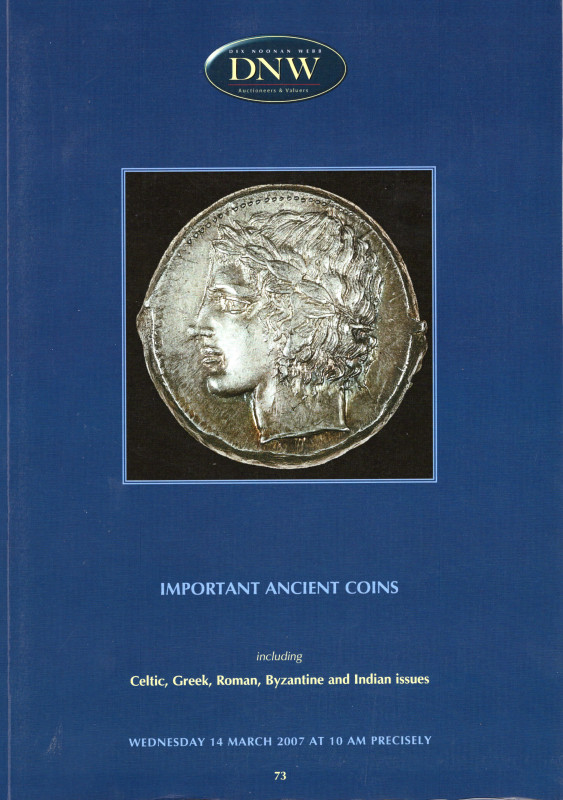 DNW. - London, 27 - September, 2011. A fine group of Greek and Roman coins from ...