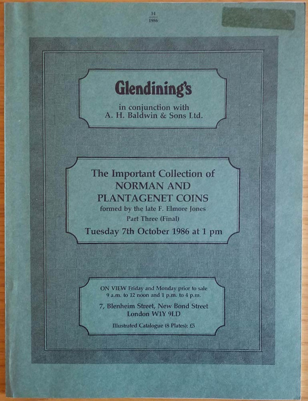 Glendening & Co. In Conjunction with A.H. Baldwin & Son. Catalogue of Part 3 of ...