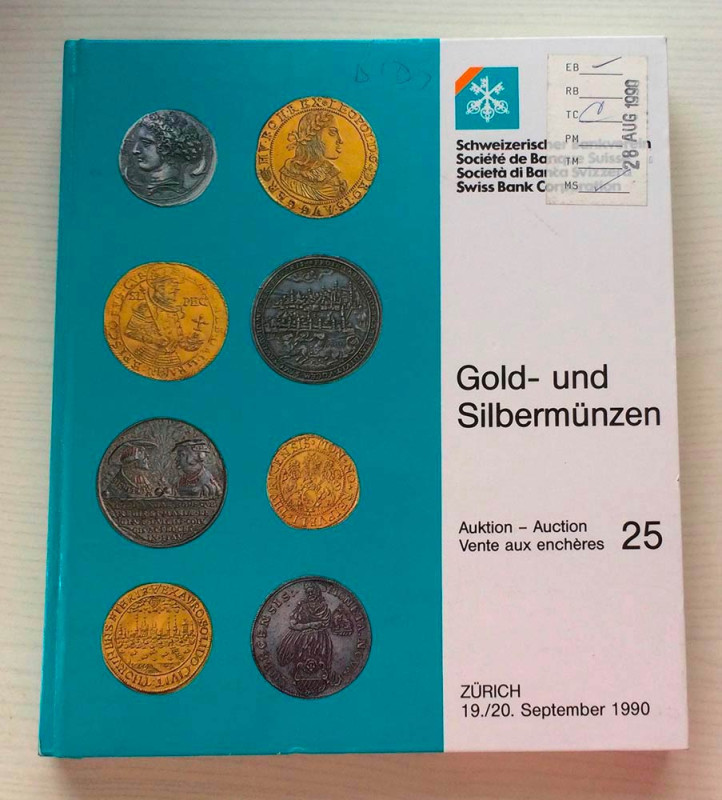 SBV Coins and Banknotes of Sweden. Part II 1697-1988. Zurich 14-15 May 1990. Car...