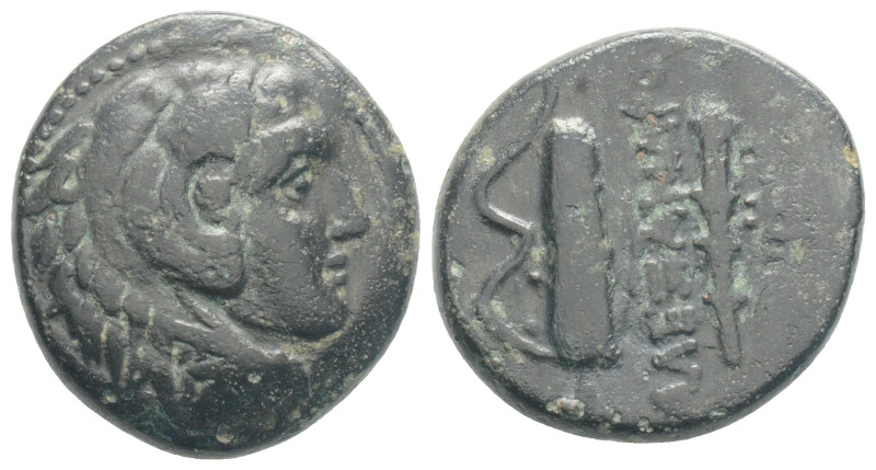 Kings of Macedon, Alexander III \'the Great\', AE, 336-323 BC. Uncertain mint. 6...