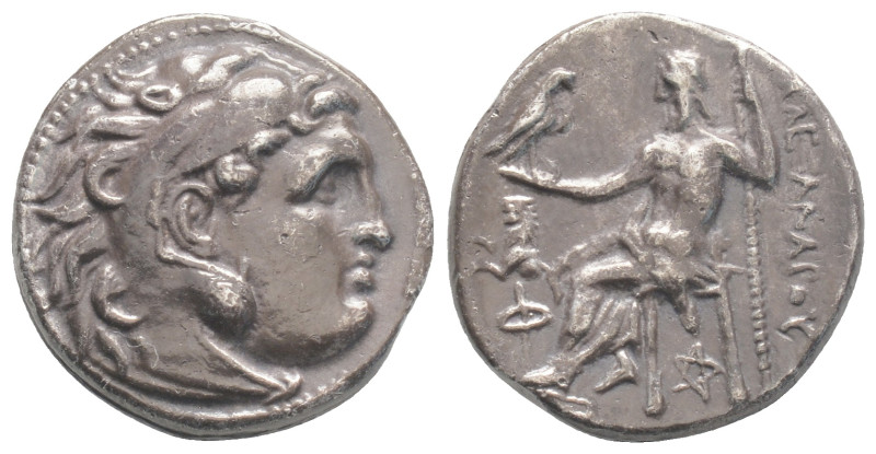 Greek
Kings of Thrace. Kolophon. Lysimachos 305-281 BC. In the name and types of...