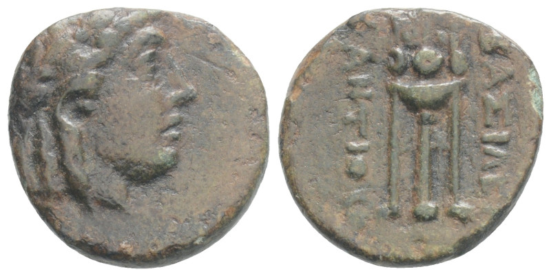 SELEUKID KINGDOM. Antiochos II Theos (261-246 BC). Ae. Sardes. 2,5 g. 16,6 mm.