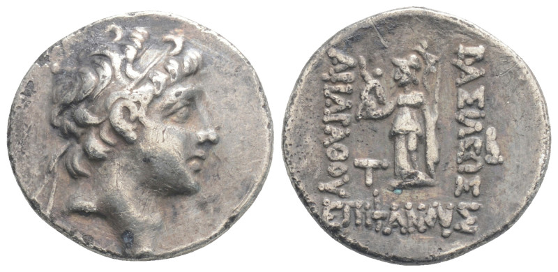 KINGS OF CAPPADOCIA. Ariarathes VI Epiphanes Philopator (Circa 130-116 BC). Drac...