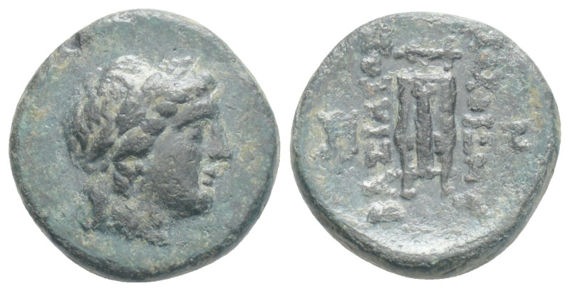 SELEUKID KINGDOM. Antiochos II Theos (261-246 BC). Ae. (14 mm, 2,3 g) Sardes.