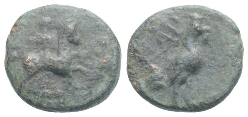 Greek TROAS, Dardanos (4th-3rd century BC) AE Bronze (12,4 mm, 1,5 g)