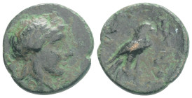 Greek Troas. Abydos circa 350-300 BC. Bronze Æ, 3 g. 16,9 mm.