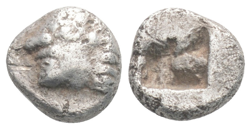 IONIA, Kolophon (Circa 530/25-500 BC) AR obol (8,8 mm, 0.95 g)