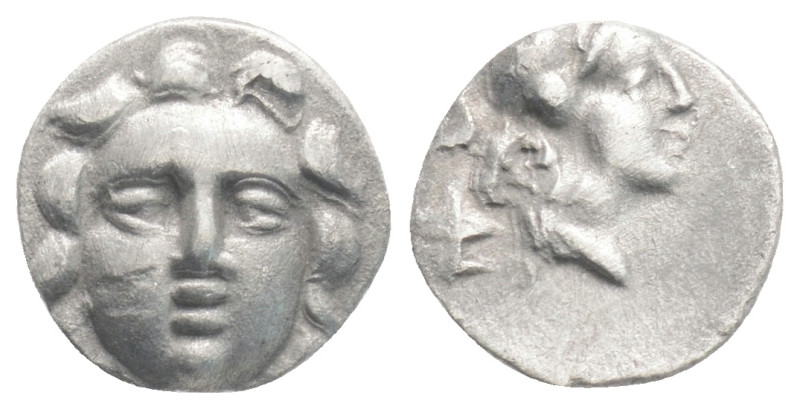 Greek, PISIDIA, Selge (Circa 4th century BC) AR obol (10,1 mm, 0.68g)