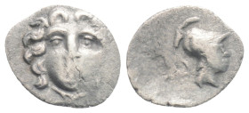 Greek, PISIDIA, Selge (Circa 4th century BC) AR obol (11,1 mm, 0.45g)