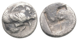 Mysia. Kyzikos circa 450-400 BC. Obol AR, 1 g. 10,1 mm.