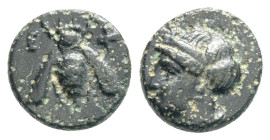 Ionia, Ephesos. Ae, 1.3 g 10.9 mm. Circa 375-325 BC.