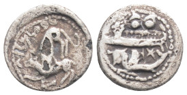 Coins - Greek
Ancient Greek Coins - Sidon - Phoenicia - Small Silver 3rd century BC. 0.63 g, 11,1 mm. Obv: galley. Rev: lion attacking animal.