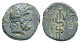 Greek Mysia. Pergamon circa 200-100 BC. Bronze Æ 15,6 mm, 3,1 g