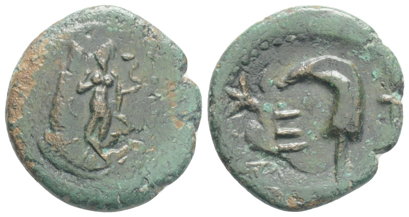 Greek Pisidia. Etenna 100-0 BC. Bronze Æ, 3,9 g. 19,7 mm.